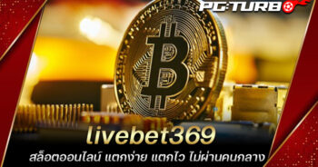 livebet369 สล็อตออนไลน์ แตกง่าย แตกไว ไม่ผ่านคนกลาง